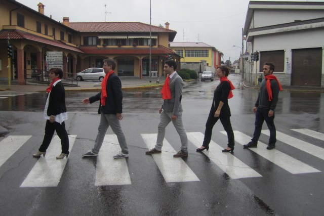 Giunta on the road in Dairago